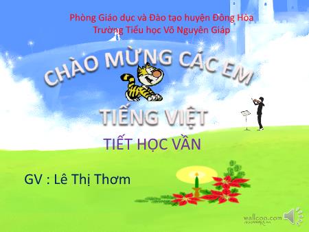 Bài giảng Tiếng Việt Lớp 1 - Bài 89: iêp – ươp - Lê Thị Thơm