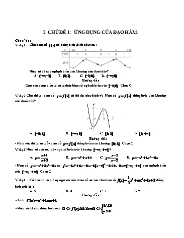 Đề cương ôn thi tốt nghiệp năm 2020 môn Toán Lớp 12 - Trường THPT Phan Bội Châu