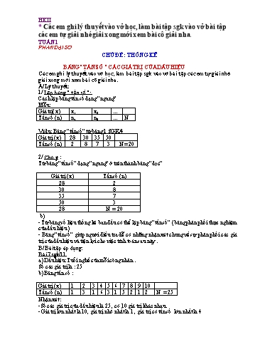 Giáo án Toán Lớp 7 - Tuần 1, 2, 3